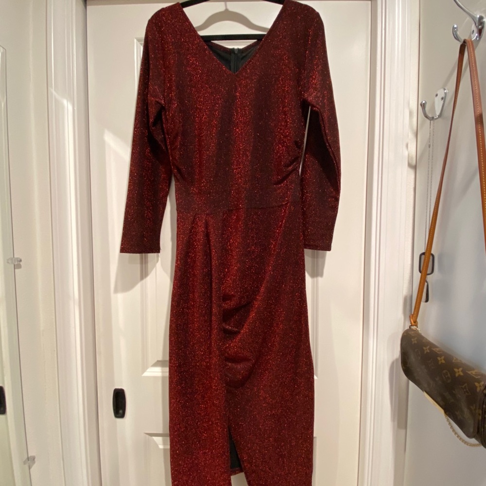 ❤️ Red sparkly holiday dress ❤️